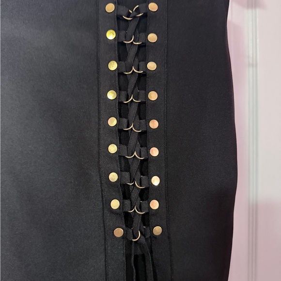 🖤Black Lace-Up Mini Skirt - Picture 5 of 7